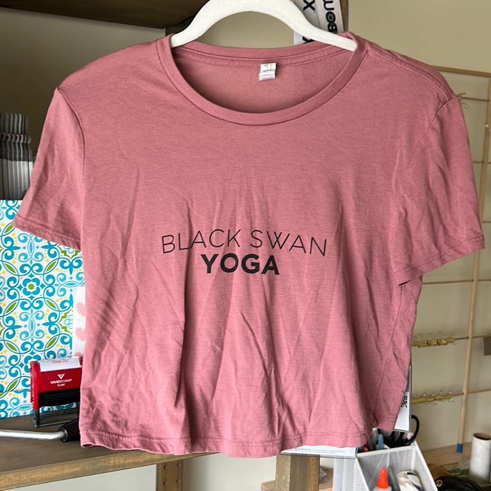 Black swan yoga shirt